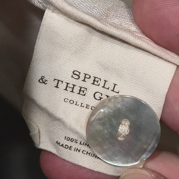 SPELL ~ ROSE GARDEN LINEN BLAZER - Picture 12 of 16